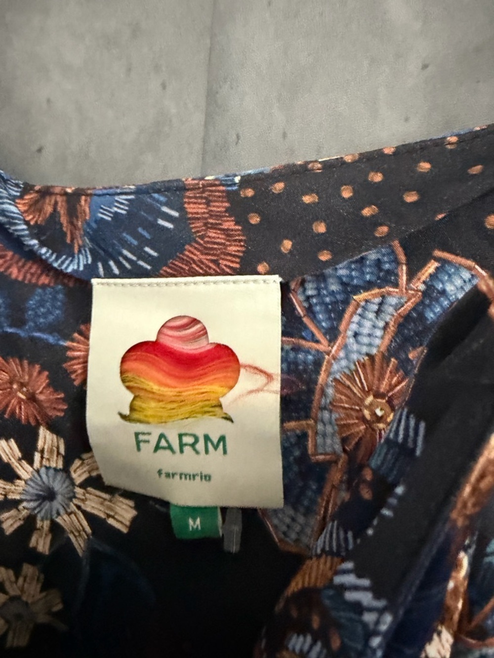 Farm Rio Black Snakes Bouquet Lenzing™ Ecovero™ Slip Maxi Dress B3359 - Picture 6 of 7